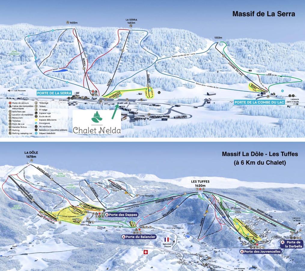 Chambre Privee Au Pied Des Pistes - Chambre Chez L'Habitant - Chaletnelda Com Lamoura Ngoại thất bức ảnh